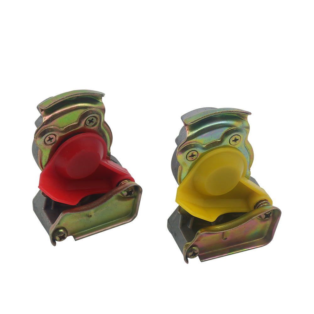 Leak-proof self-sealing valve with auto shut-off for trailer pneumatic systems