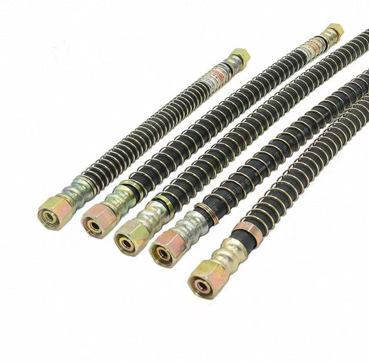 Durable truck brake air hose, universal fit for heavy-duty applications