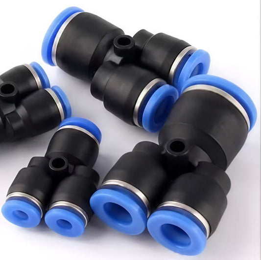 Truck and trailer air line T-shaped connector, high-strength nylon, corrosion-resistant