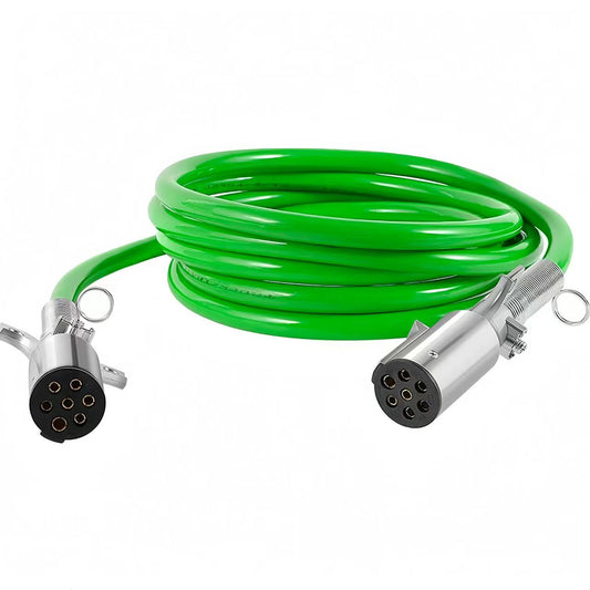 7-pin PU trailer cable for ABS system, lighting and brake power transmission