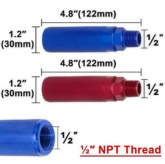 Durable 2-piece aluminum rod set for automotive air brake coupling systems
