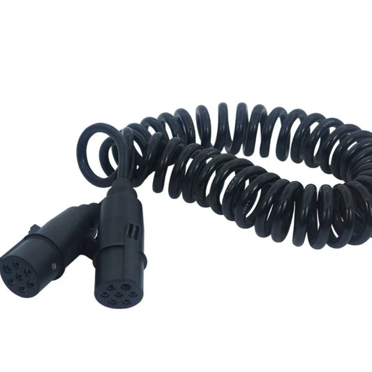 Automotive plastic connector wire tube assembly for vehicle wiring