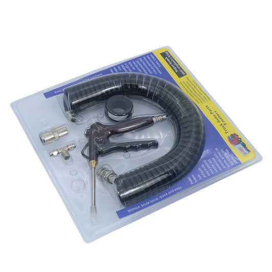 High-pressure pneumatic dust removal cleaning kit for cars and trucks