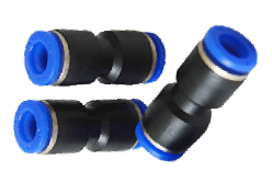 Push-to-connect air hose couplers for trailer and semi-truck pneumatic systems