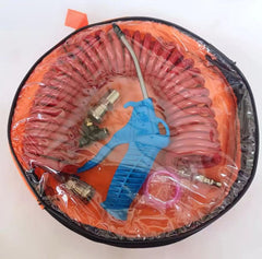 Automotive air cleaning set for engine bay, dashboard, and wheel well dust removal