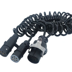 EBS spiral conduit cable for trailer ABS brake and lighting systems