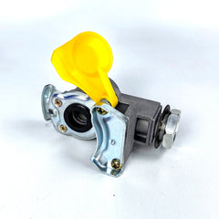 Heavy-duty brass self-sealing air valve for commercial trucks and trailers