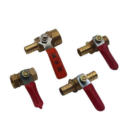 Leak-proof brass shut-off valve for trailer and semi-truck air systems