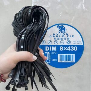 Heavy Duty Black Nylon Cable Ties (UV Resistant) - Industrial Grade Nylon 66 | Victory Technology