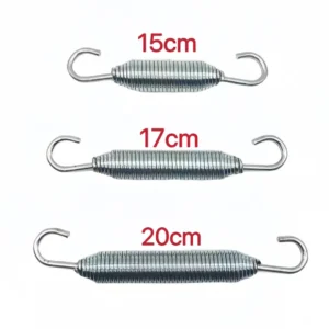 Heavy-Duty Tension Springs (15cm, 17cm, 20cm) - Zinc Plated Brake Return Springs | Victory Technology