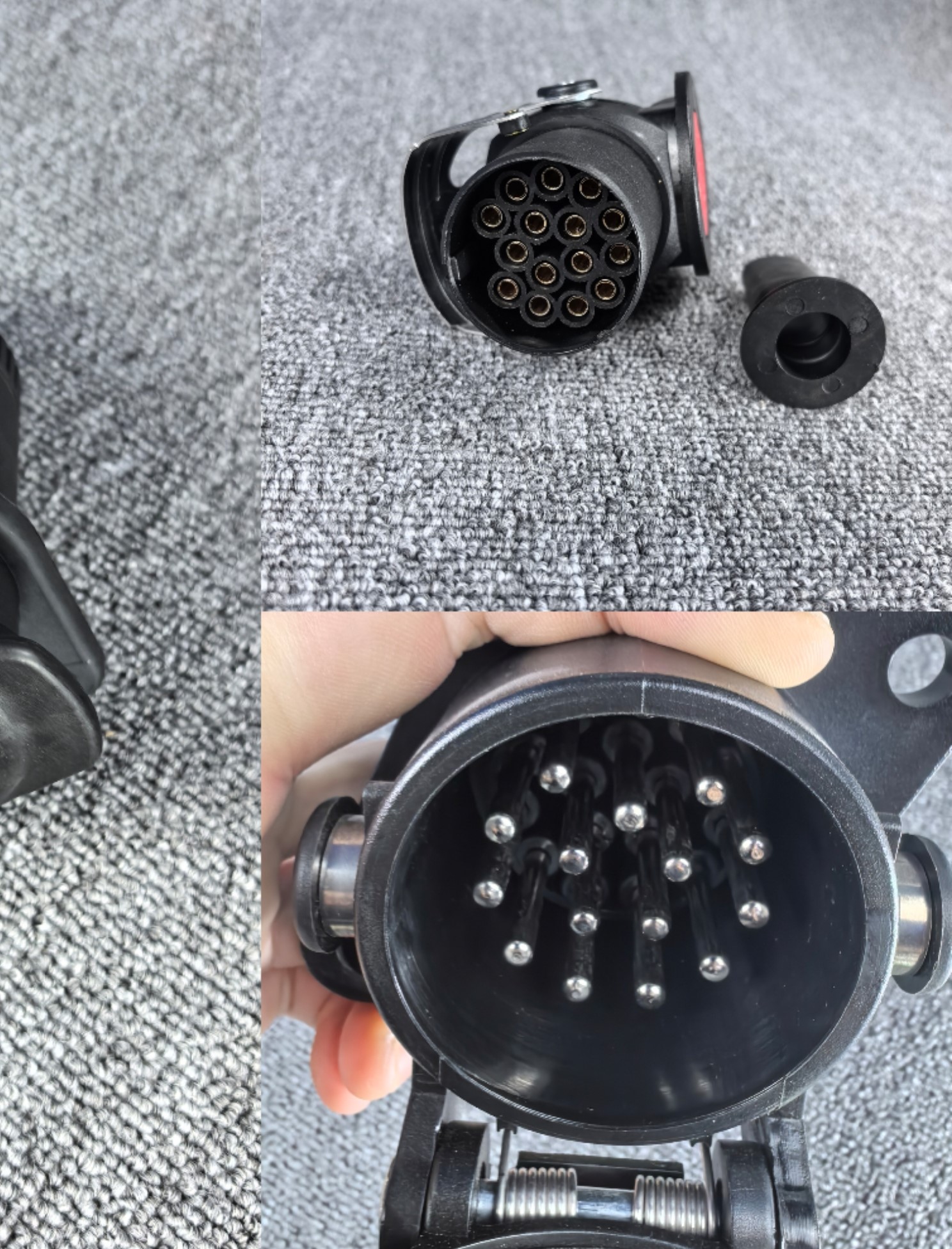 Prise de remorque à 15 broches (ISO 12098) - Connecteur européen pour camion à 15 voies