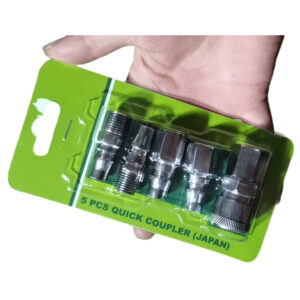 Japan Type Pneumatic Quick Coupler Set (5 PCS) - 1/4" PT Nitto Style Air Fittings | Victory Technology